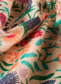 Powder UK Wild Flowers Coconut Cotton Bandana- Handkerchiefs|Scarves & Wraps