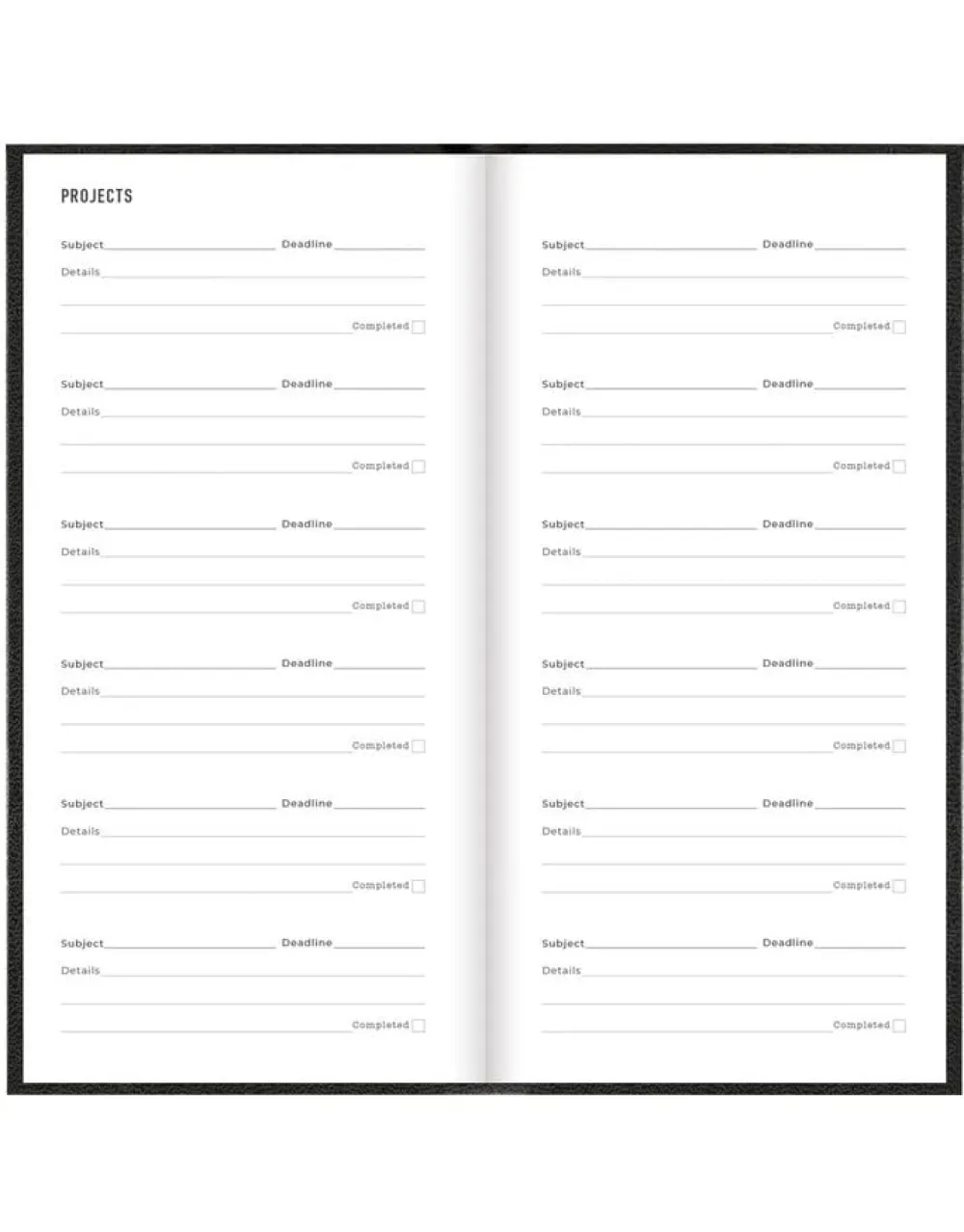 Principal Compact Week to View Planner 2026, Black- Journals & Other Stationery