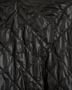 Puffer Rain Jacket (Black & Plaid)- Rainwear & Umbrellas