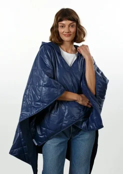 Puffer Rain Jacket (Navy)- Rainwear & Umbrellas