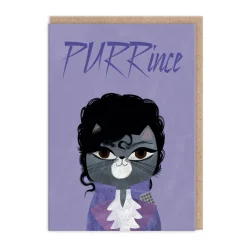 Purrince Greeting Card- Greeting Cards