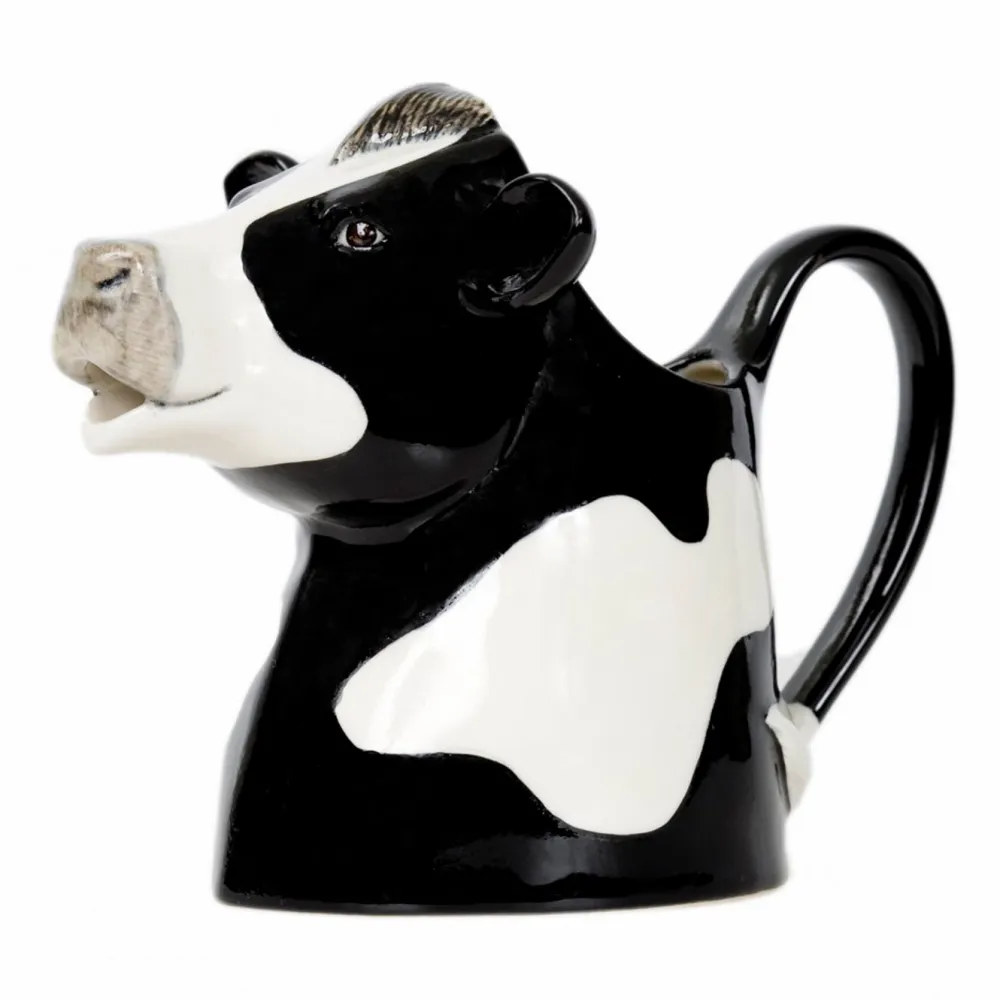 Quail Ceramics Friesian Cow Medium Jug- Vases|Quail Ceramics