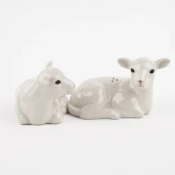 Quail Ceramics Lamb Salt & Pepper Shakers- Quail Ceramics