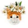 Quail Ceramics Squash Wall Vase- Vases|Wall Decor