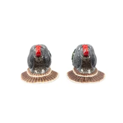 Quail Ceramics Turkey Salt & Pepper Shakers- Quail Ceramics