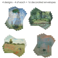 RainCaper Claude Monet Favorites Boxed Notecards- Boxed Cards