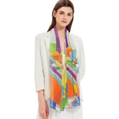 RainCaper Frank Lloyd Wright "March Balloons" Sheer Scarf- Scarves & Wraps