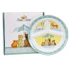 Raining Cats & Dogs Toddler Plate- Children's Tabletop