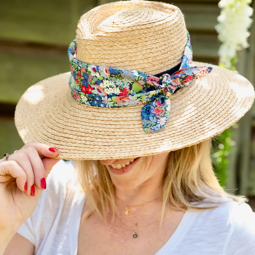 Red Blue Thorpe Square Bandana- Handkerchiefs|Scarves & Wraps
