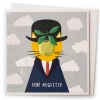 Rene Mogritte Greeting Card- Greeting Cards
