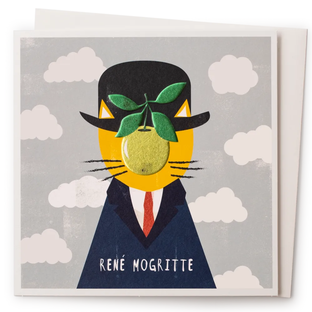 Rene Mogritte Greeting Card- Greeting Cards