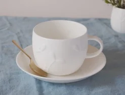 Repeat Repeat Plum Cress Teacup & Saucer- Teacups & Saucers