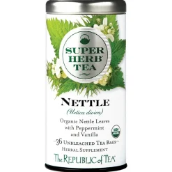 Republic of Tea Super Herb Organic Nettle Herbal 36s- Republic Of Tea