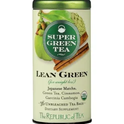 Republic of Tea Super Green Organic Lean Green 36s- Republic Of Tea