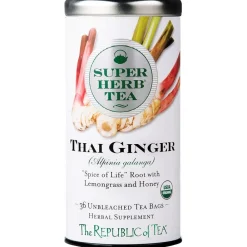 Republic of Tea Super Herb Organic Thai Ginger Herbal 36s- Republic Of Tea