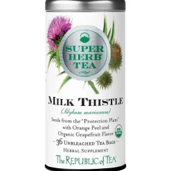 Republic of Tea Super Herb Organic Milk Thistle Herbal 36s- Republic Of Tea