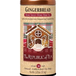 Republic of Tea Cuppa Cake Gingerbread Rooibos 36s- Republic Of Tea