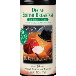 Republic of Tea Decaf British Breakfast 50s- Republic Of Tea