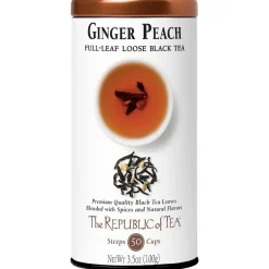 Republic of Tea Ginger Peach Full Leaf- Republic Of Tea