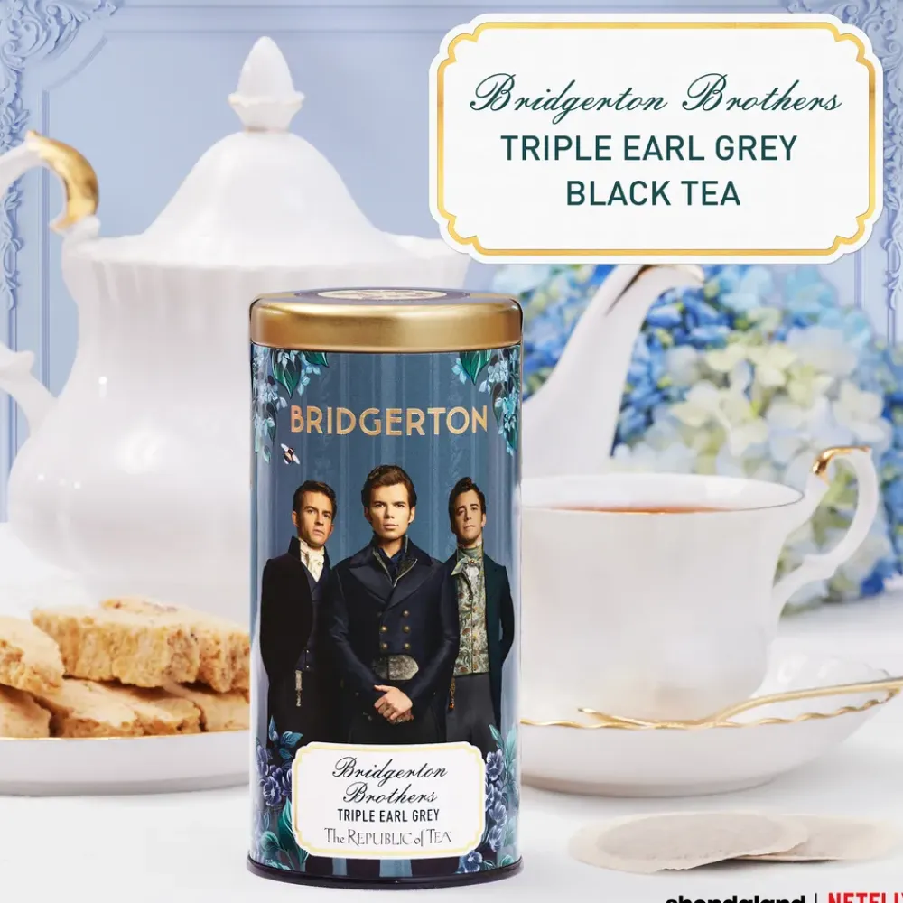 Republic of Tea Bridgerton Brothers Triple Earl Grey Tea 36s- Republic Of Tea