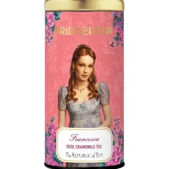 Republic of Tea Bridgerton Francesca Rose Chamomile Herbal 36s- Republic Of Tea
