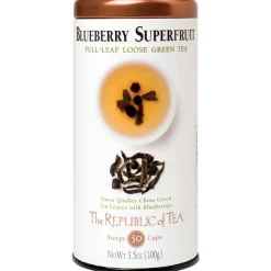 Republic of Tea Blueberry Green Full Leaf- Republic Of Tea