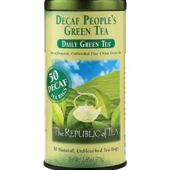Republic of Tea Decaf People's Green Tea Green 50s- Republic Of Tea