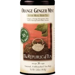 Republic of Tea Orange Ginger Mint Herbal 36s- Republic Of Tea