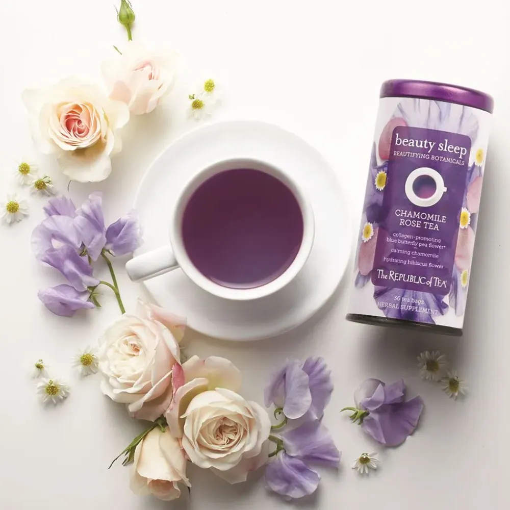 Republic of Tea Beauty Sleep Chamomile Rose Herbal 36s- Republic Of Tea