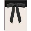 Ribbon Tails Black Notepad- Journals & Other Stationery