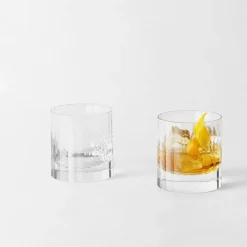 Richard Brendon Fluted Double Old Fashioned- Glasses & Steins|Richard Brendon