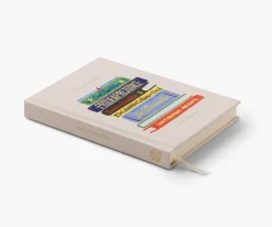Rifle Paper Co. Book Club Embroidered Book Journal- Journals & Other Stationery