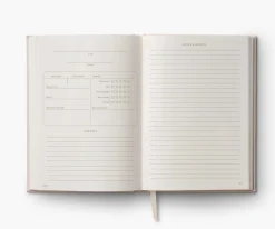 Rifle Paper Co. Book Club Embroidered Book Journal- Journals & Other Stationery