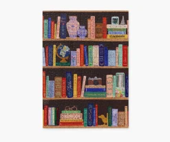 Rifle Paper Co. Bookshelf 500 Piece Puzzle- Games & Puzzles