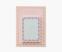 Rifle Paper Co. Delphine Sticky Notes- Journals & Other Stationery