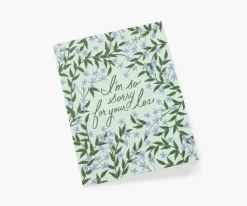 Rifle Paper Co. Laurel Sympathy Card- Greeting Cards
