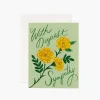 Rifle Paper Co. Marigold Sympathy Card- Greeting Cards