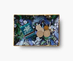 Rifle Paper Co. Peacock Porcelain Catchall Tray- Trays