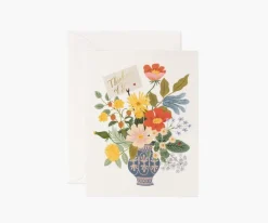 Rifle Paper Co. Thinking of You Bouquet Card- Greeting Cards