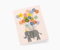 Rifle Paper Co. Welcome Elephant New Baby Card- Greeting Cards