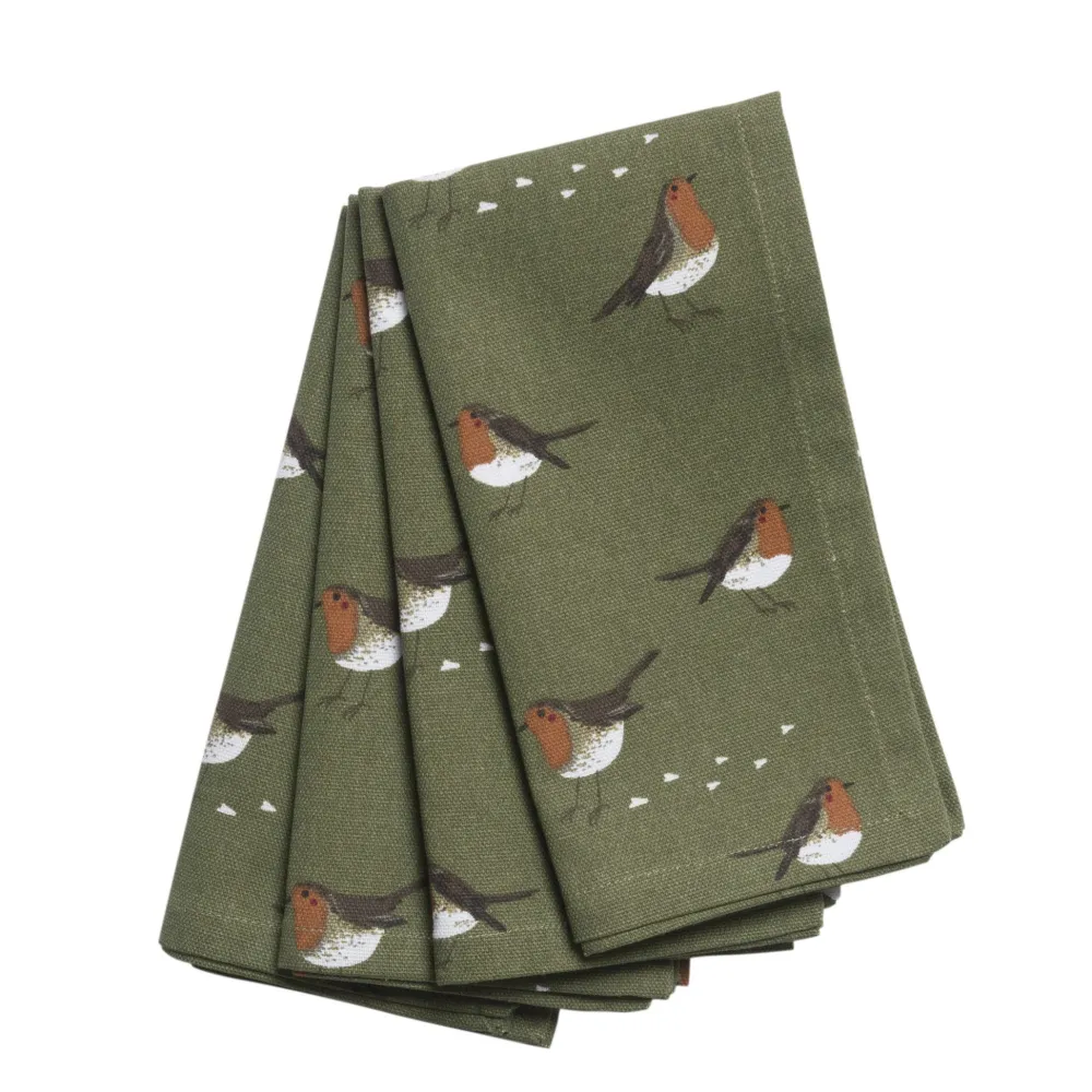 Robin Cotton Napkin Set- Cotton Napkins