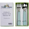 Robin's Egg Blue Baby Flatware Set- Children's Tabletop