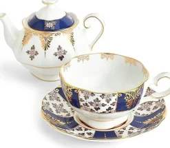Royal Albert 100 Years of 1900 Regency Blue Tea for One- Teapots|Tea For One