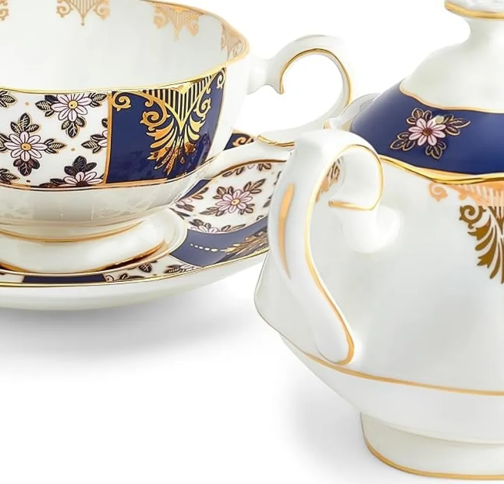 Royal Albert 100 Years of 1900 Regency Blue Tea for One- Teapots|Tea For One