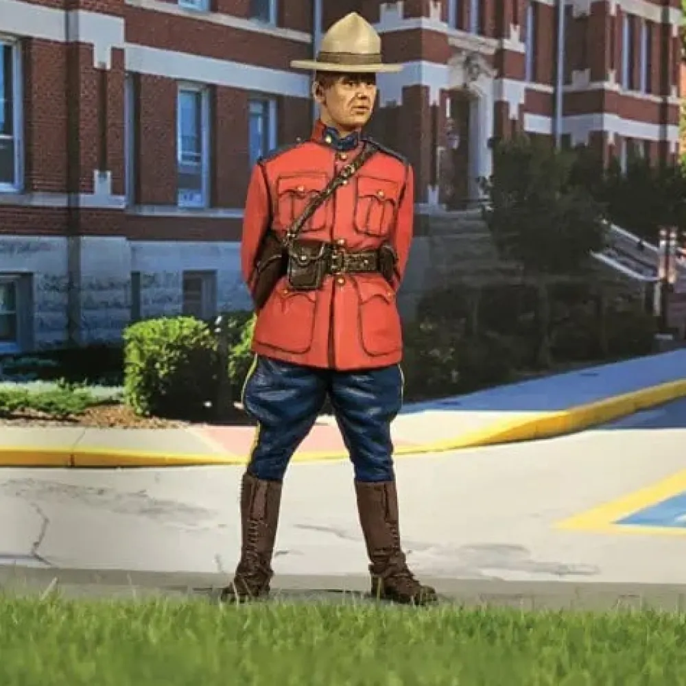 Royal Canadian Mounted Police, Male Trooper Figurine- W. Britain Miniatures