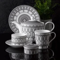 Royal Crown Derby Royal Albert Hall Espresso Coffee Cup & Saucer- Royal Crown Derby China|Assorted Mugs