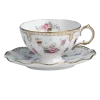 Royal Crown Derby Royal Antoinette Teacup & Saucer- Royal Crown Derby China|Teacups & Saucers