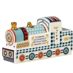 Royal Crown Derby Royal Christening 2013 Steam Train- Royal Crown Derby Figurines