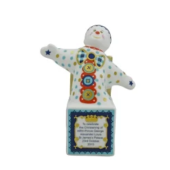 Royal Crown Derby Royal Christening 2013 Jack in the Box- Royal Crown Derby Figurines