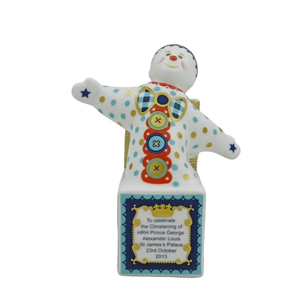 Royal Crown Derby Royal Christening 2013 Jack in the Box- Royal Crown Derby Figurines